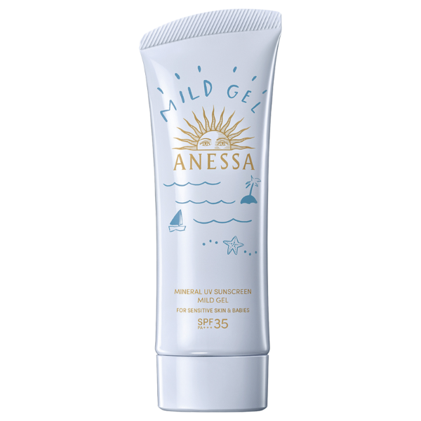 Anessa Mineral UV Sunscreen Mild Gel Review SOCO by Sociolla