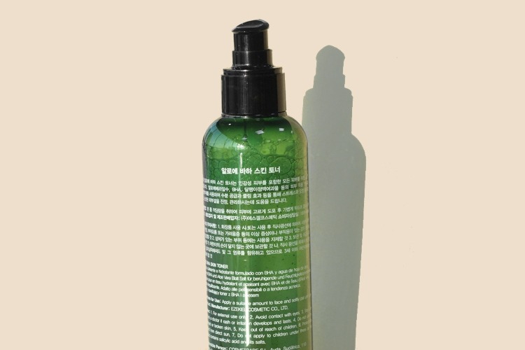 benton aloe bha skin toner exfoliating