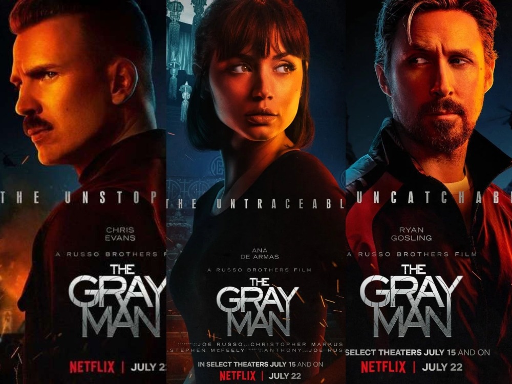 Chris Evans dan Ryan Gosling Beradu Akting dalam Film The Gray Man