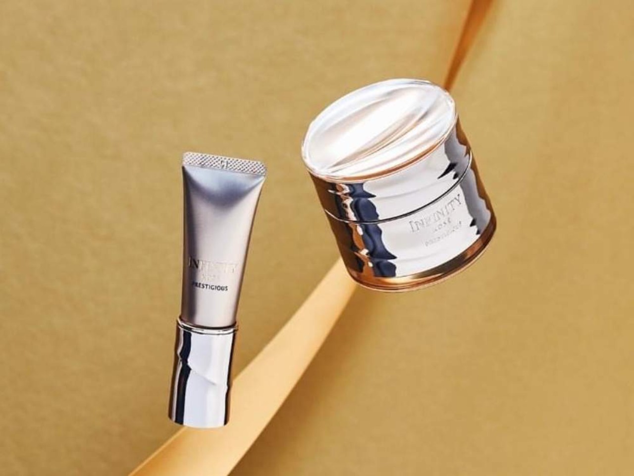 Kosé Infinity Prestigious Dual Cream dan Eye Zone Serum, Highend Skincare untuk Perawatan Anti