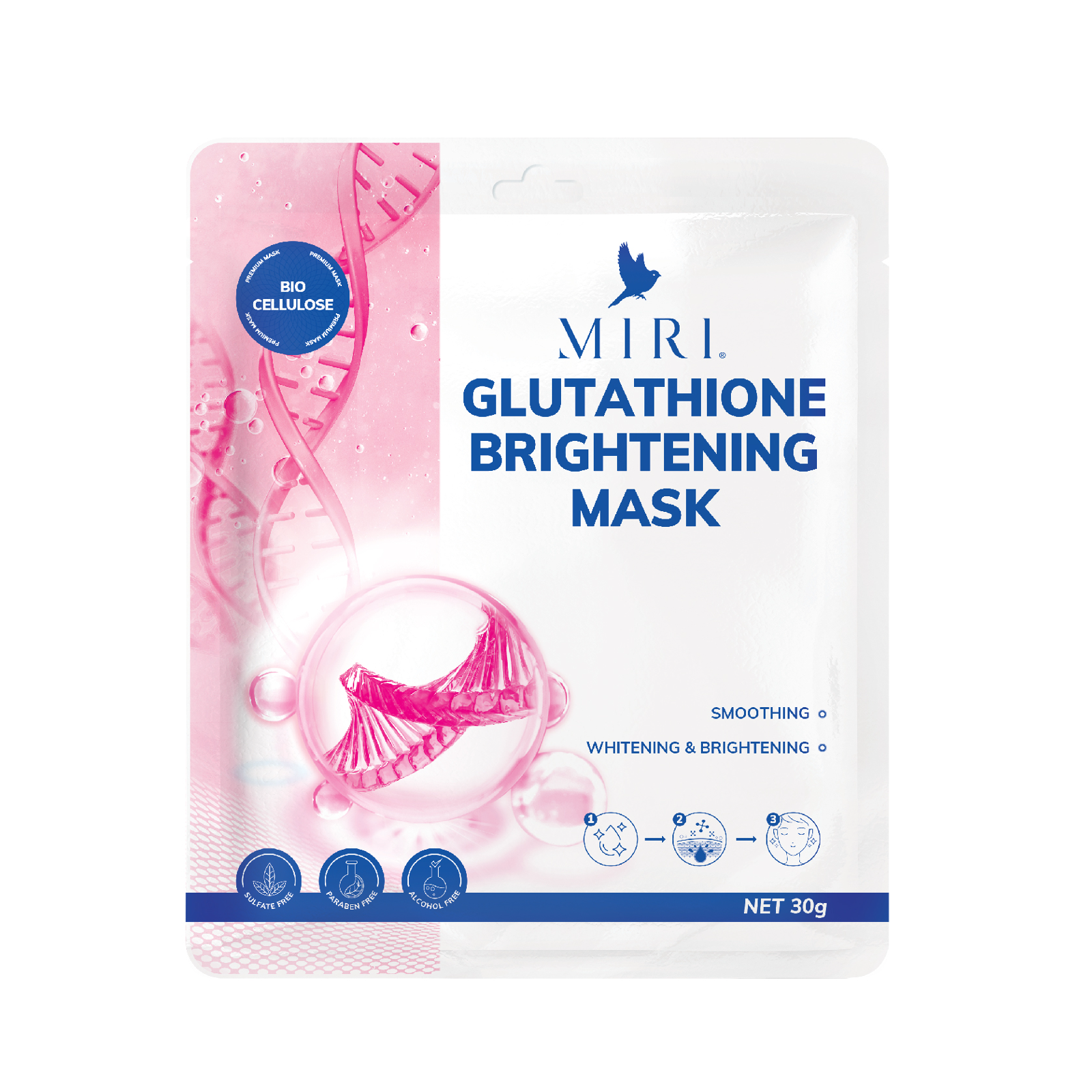 tác dụng của glutathione với da Mặt nạ Gutathione thủy tinh căng bóng Dr.lacir giúp trẻ hóa và tăng độ đàn  hồi cho da main image 0