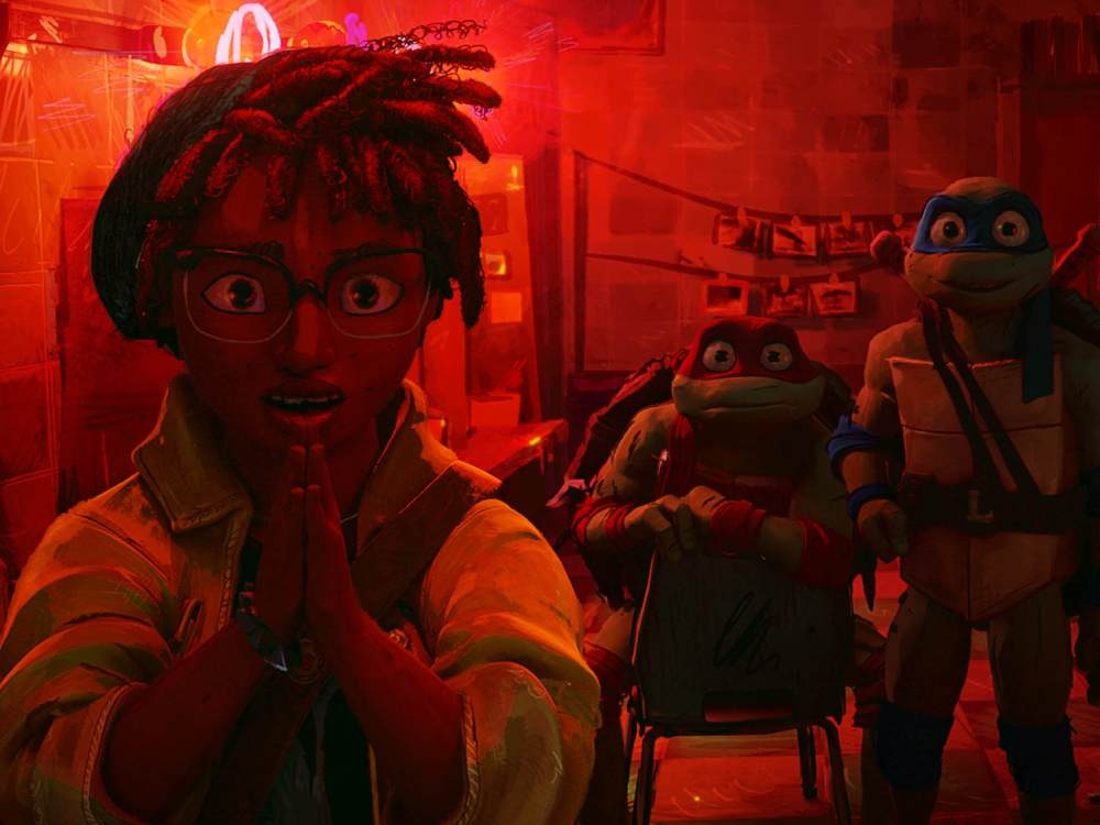 review film TMNT mutant mayhem