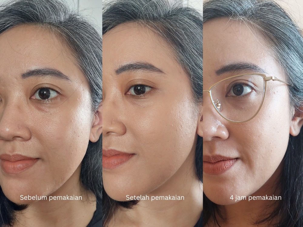 Buttonscarves Beauty Glow-rious Magic Cushion pada kulit berminyak