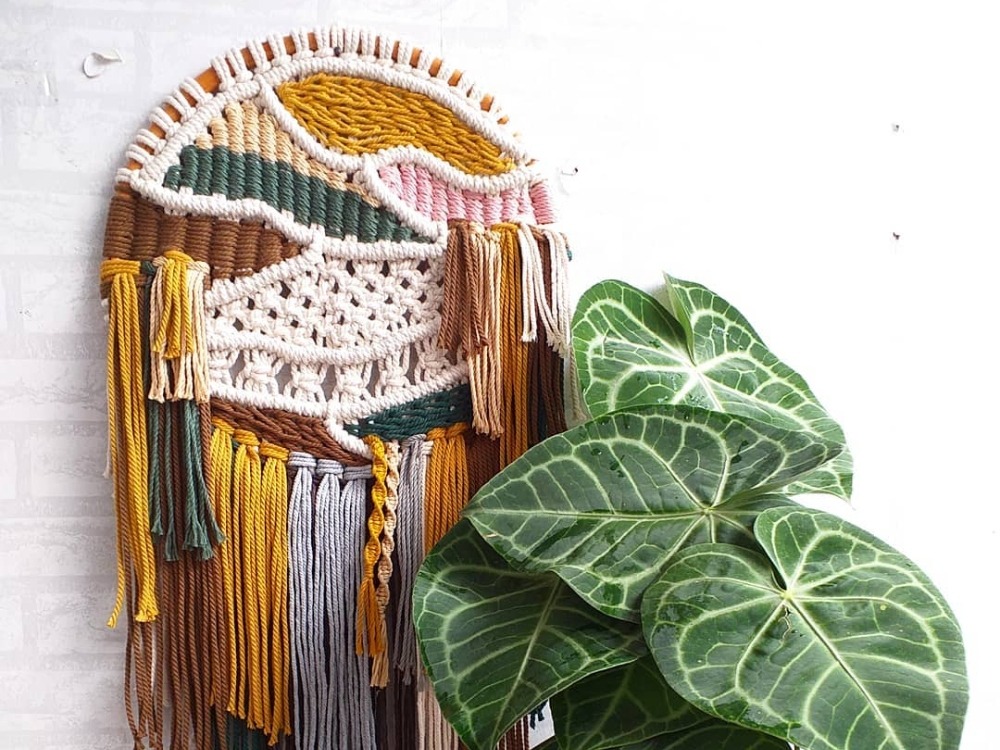 Contoh Macrame Bikin Suasana Rumah Estetis, Ini Rekomendasi Macrame Lokal dengan ...