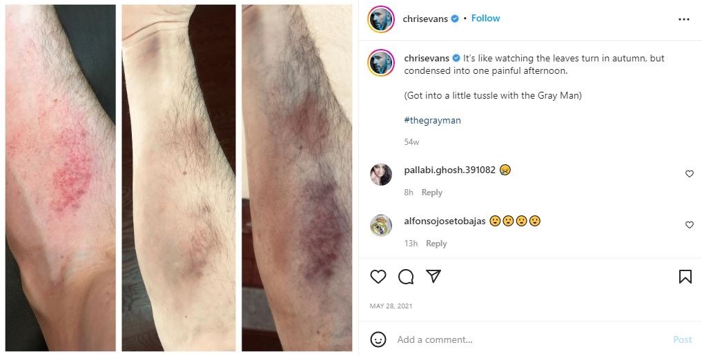 Chris Evans dan Ryan Gosling Beradu Akting dalam Film The Gray Man