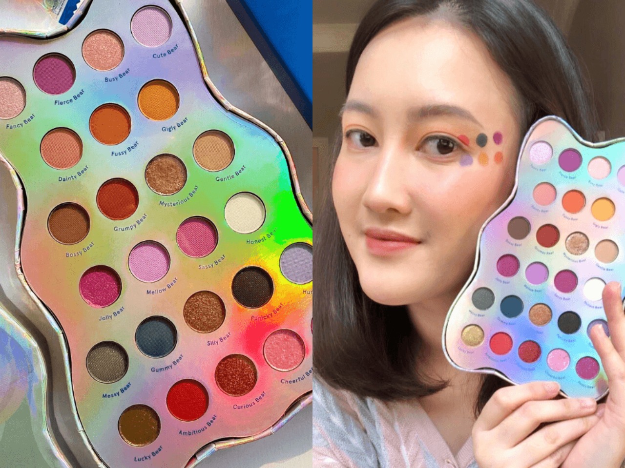 Review Dear Me Beauty x Yupi Baby Bears Eyeshadow Palette, Palet Ideal