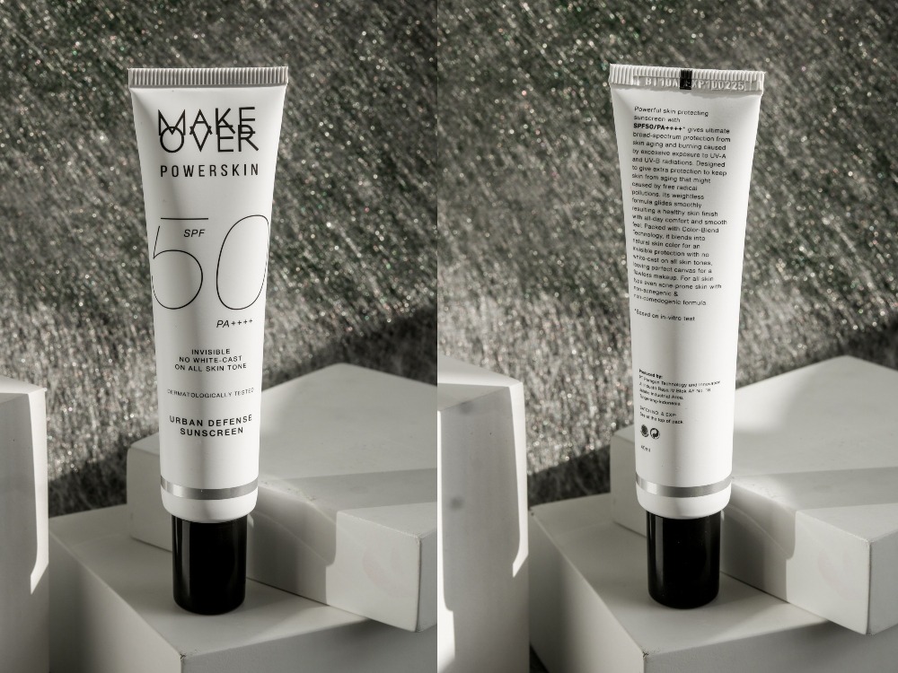 Make Over POWERSKIN Urban Defense Sunscreen dan POWERSKIN Ultra Deep Cleansing Oil