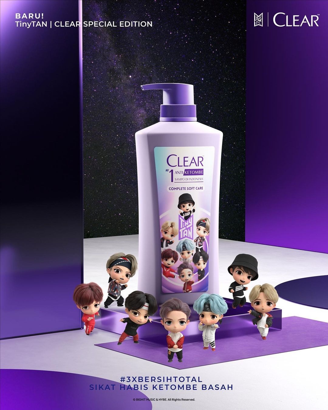 Produk Kolaborasi TinyTAN dan CLEAR