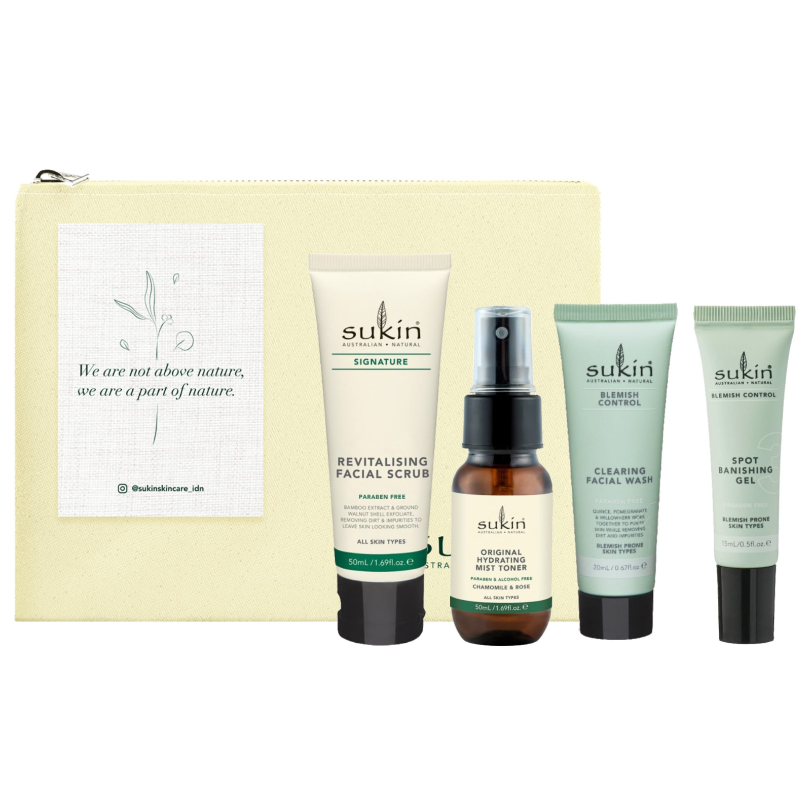 Jual Skincare Natural Maskne Fighter Kit Sociolla