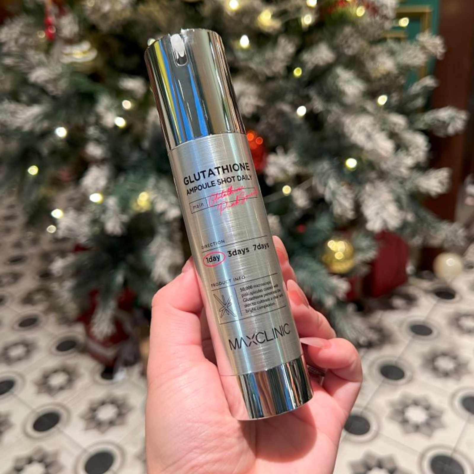 Tinh Cht Dng Trng V Ci Thin Np Nhn Maxclinic Glutathione Ampoule  Shot Daily | Sociolla