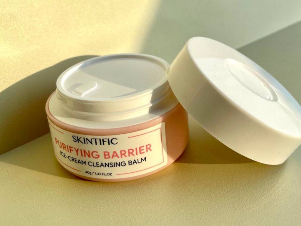 Review Skintific Purifying Barrier IceCream Cleansing Balm, Kemasan