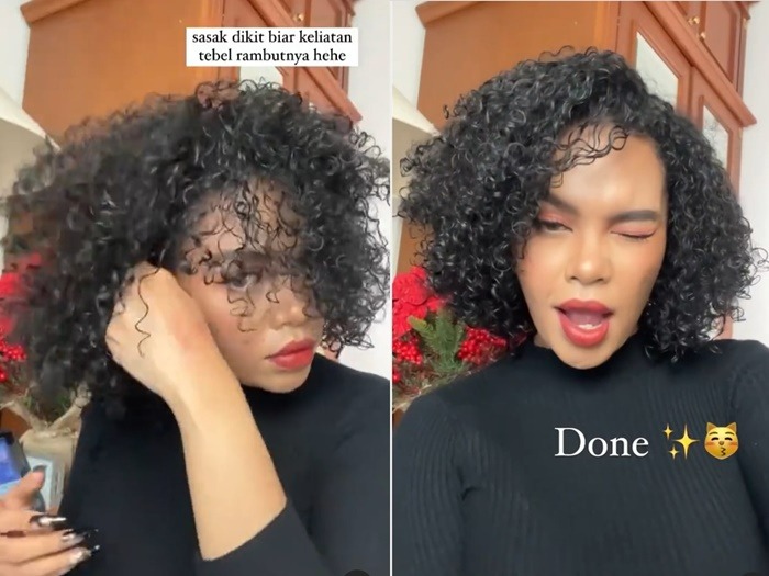 Tips Menata Rambut Keriting dan Mengembang ala Beauty Creator Livjunkie ...