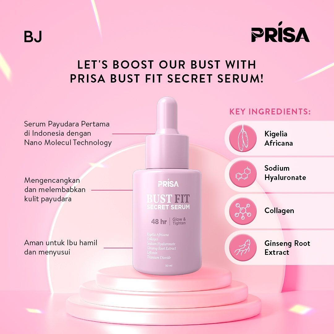 prisa bust fit secret serum