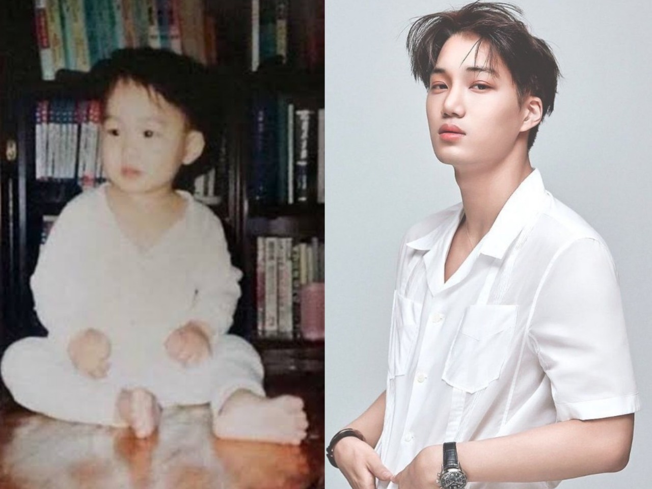 Genap Berusia 27 Tahun, Simak Transformasi Kai &lsquo;EXO&rsquo; Sejak Kecil hingga