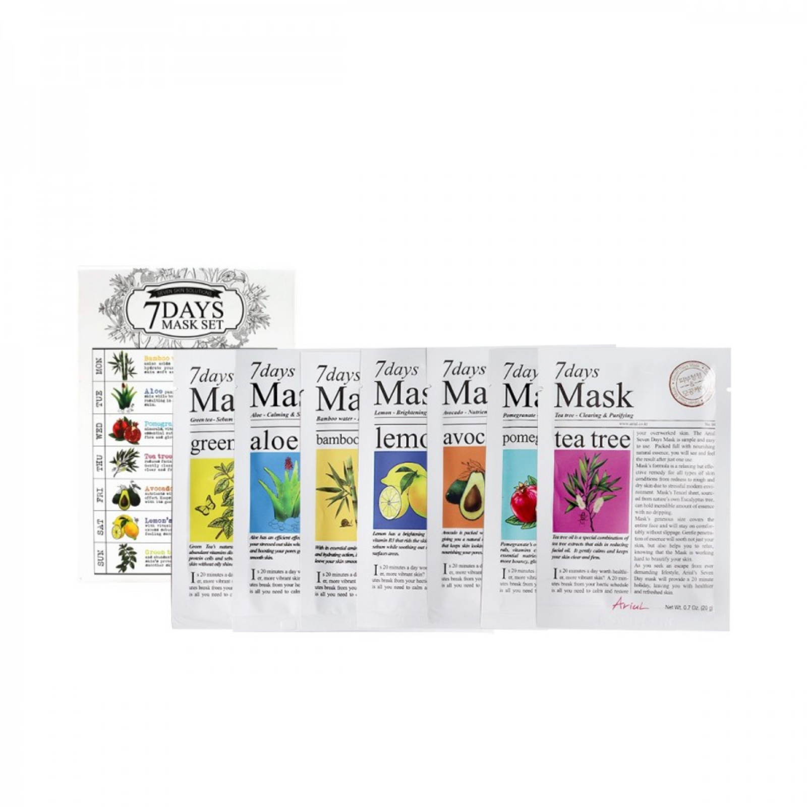 Ariul Sets Of 7 Mask Physical Bundle Review Soco By Sociolla