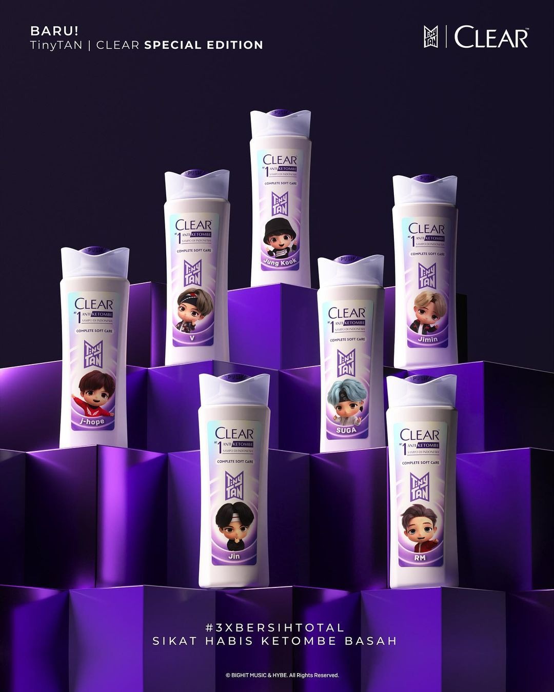 Produk Kolaborasi TinyTAN dan CLEAR