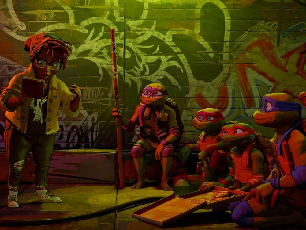 review film TMNT mutant mayhem