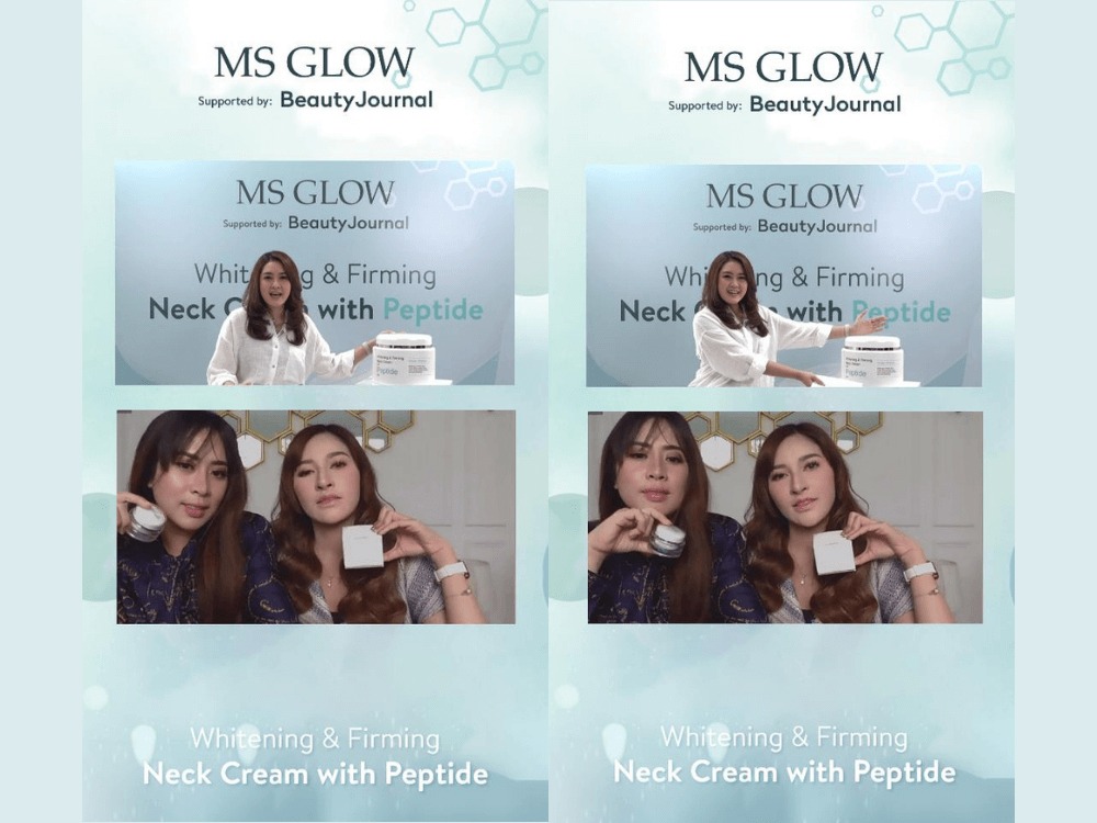 Leher Kencang dan Awet Muda dengan MS Glow Whitening and Firming Neck
