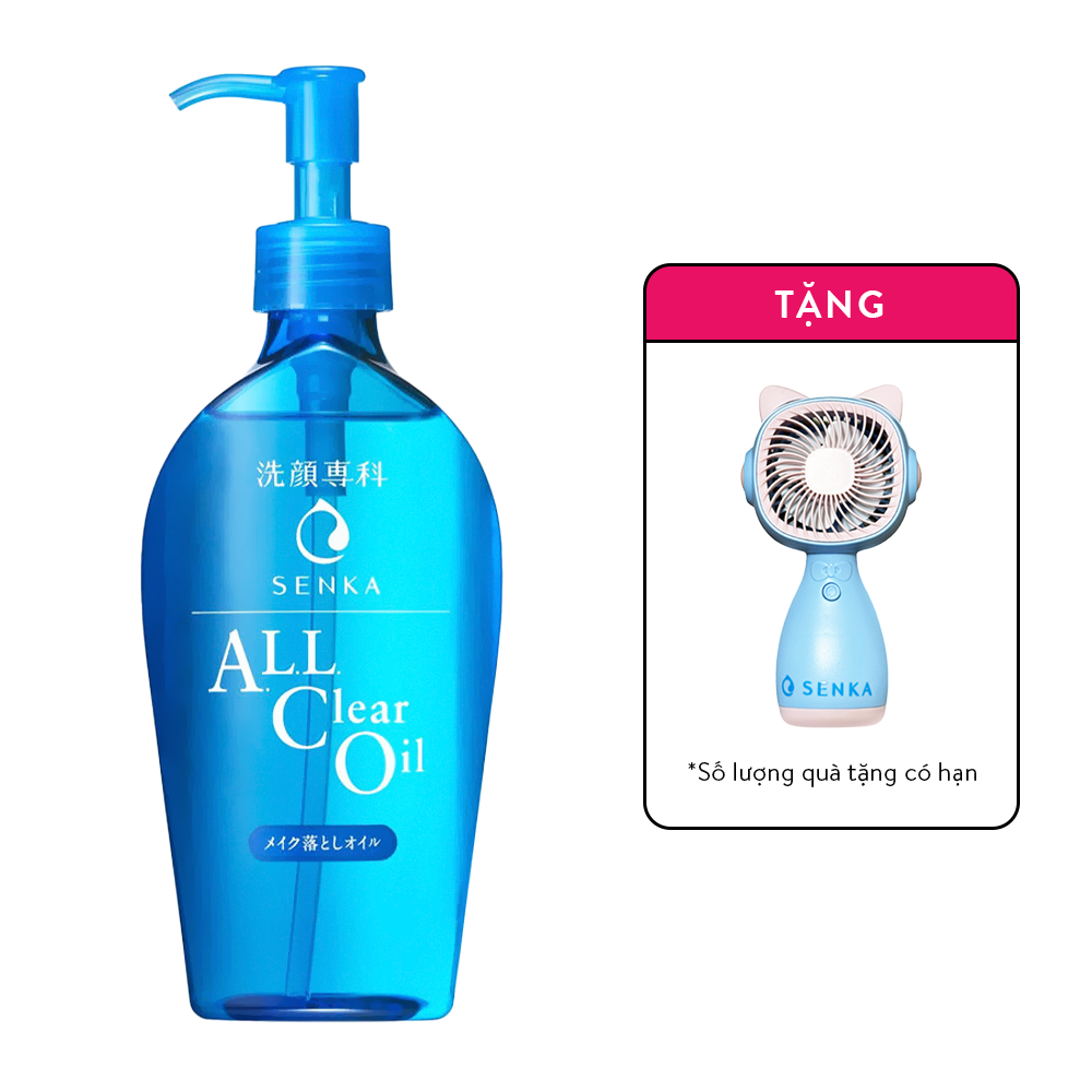 Dầu Tẩy Trang Sạch Sâu, Dưỡng Ẩm Senka All Clear Oil 230 ml | Sociolla