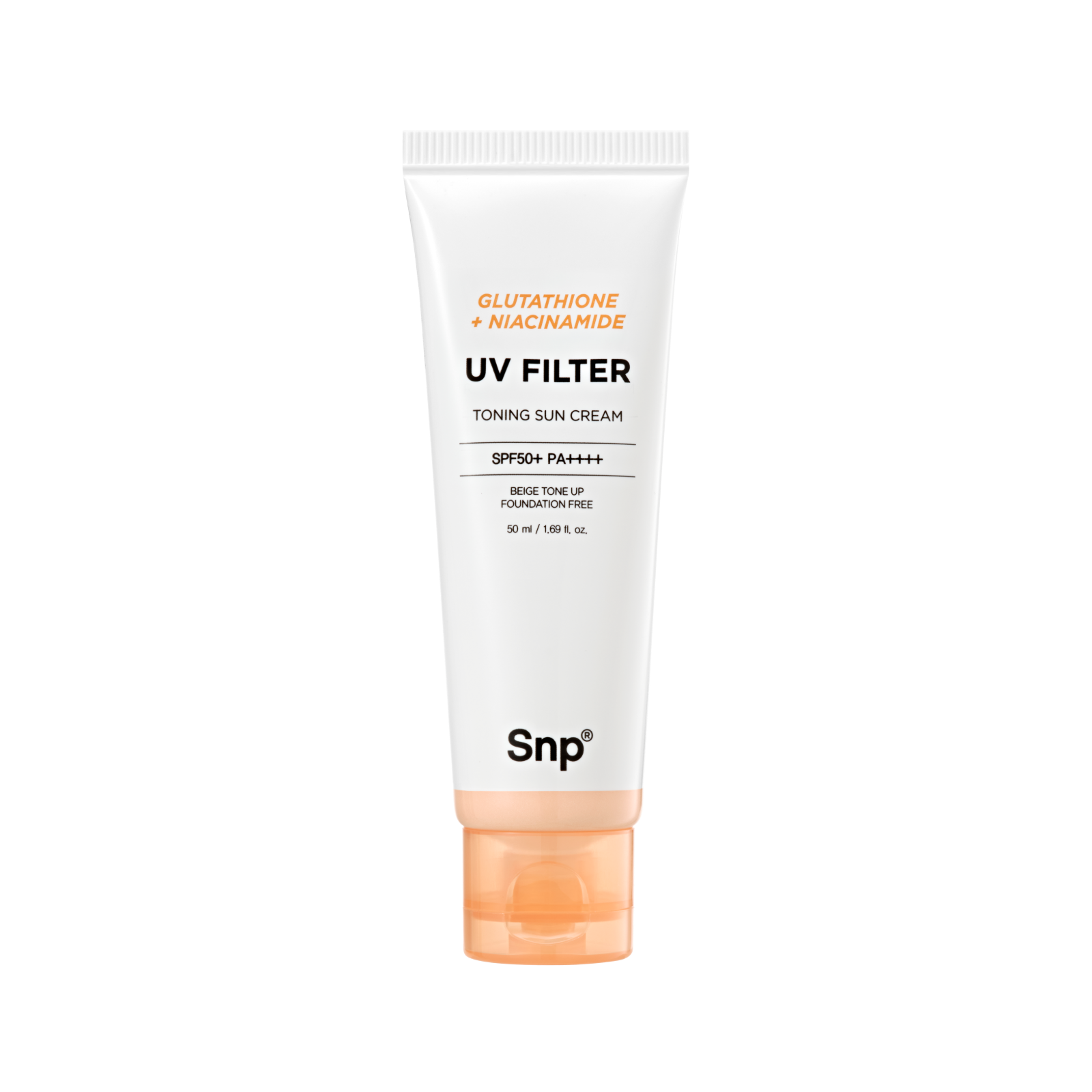Kem Chống Nắng Nâng Tone SNP Glutathione + Nacinamide UV Filter SPF 50+  PA++++