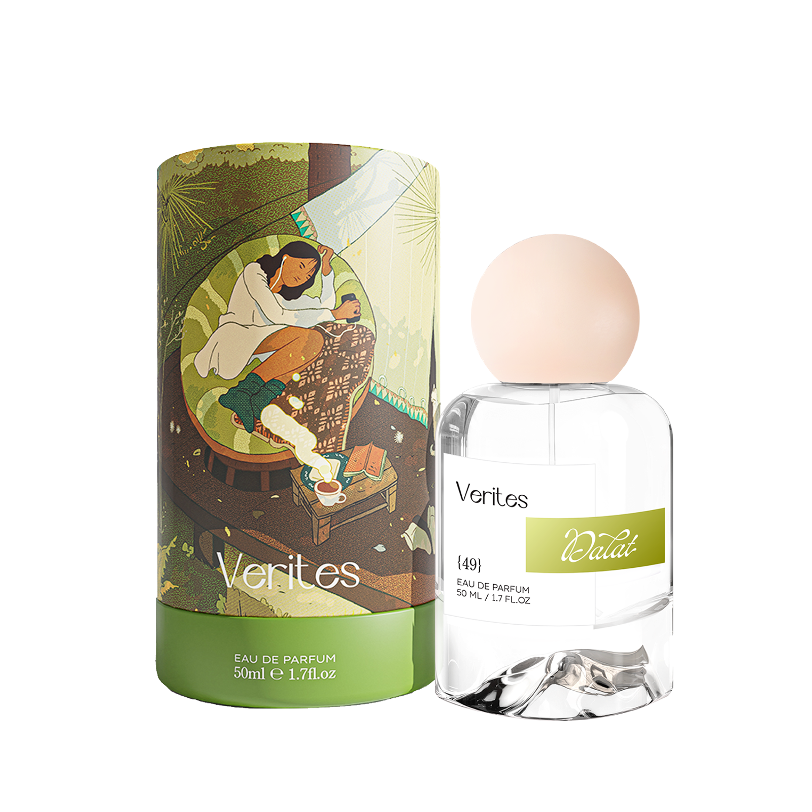 NUOC HOA DALAT EAU DE PARFUM 50ML HUONG HOA NONG DO CAO