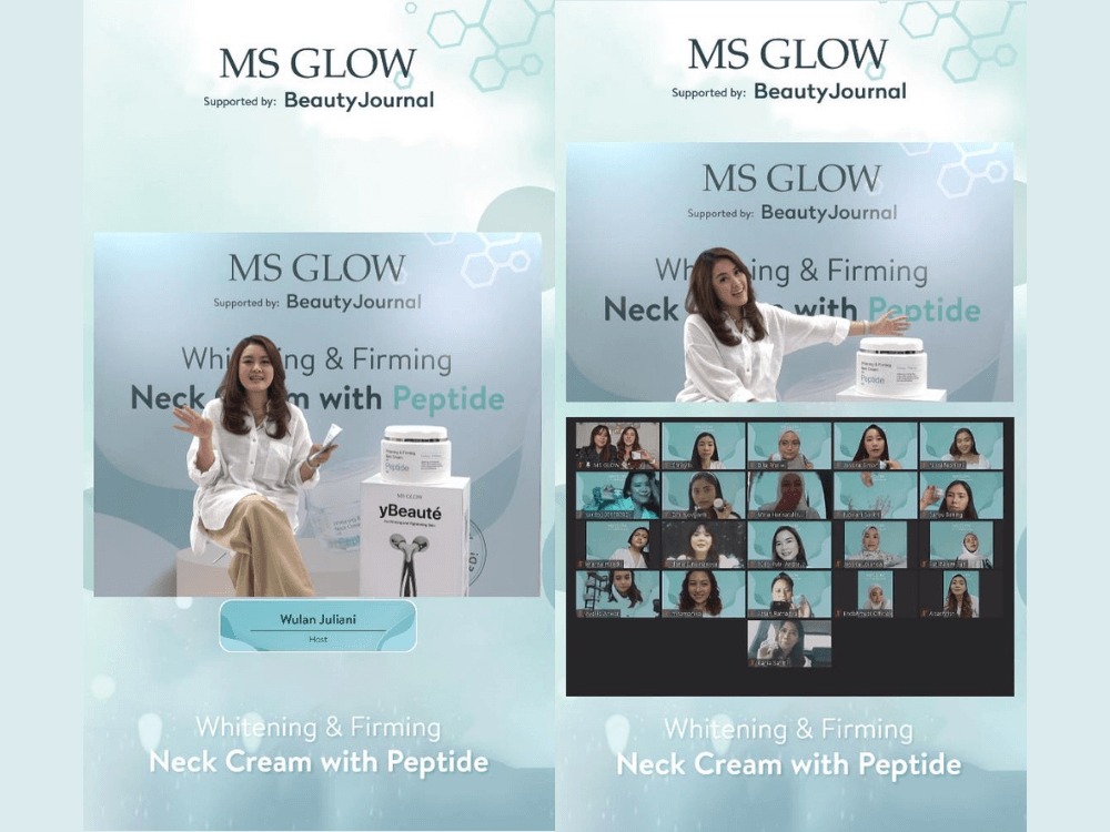 Leher Kencang dan Awet Muda dengan MS Glow Whitening and Firming Neck
