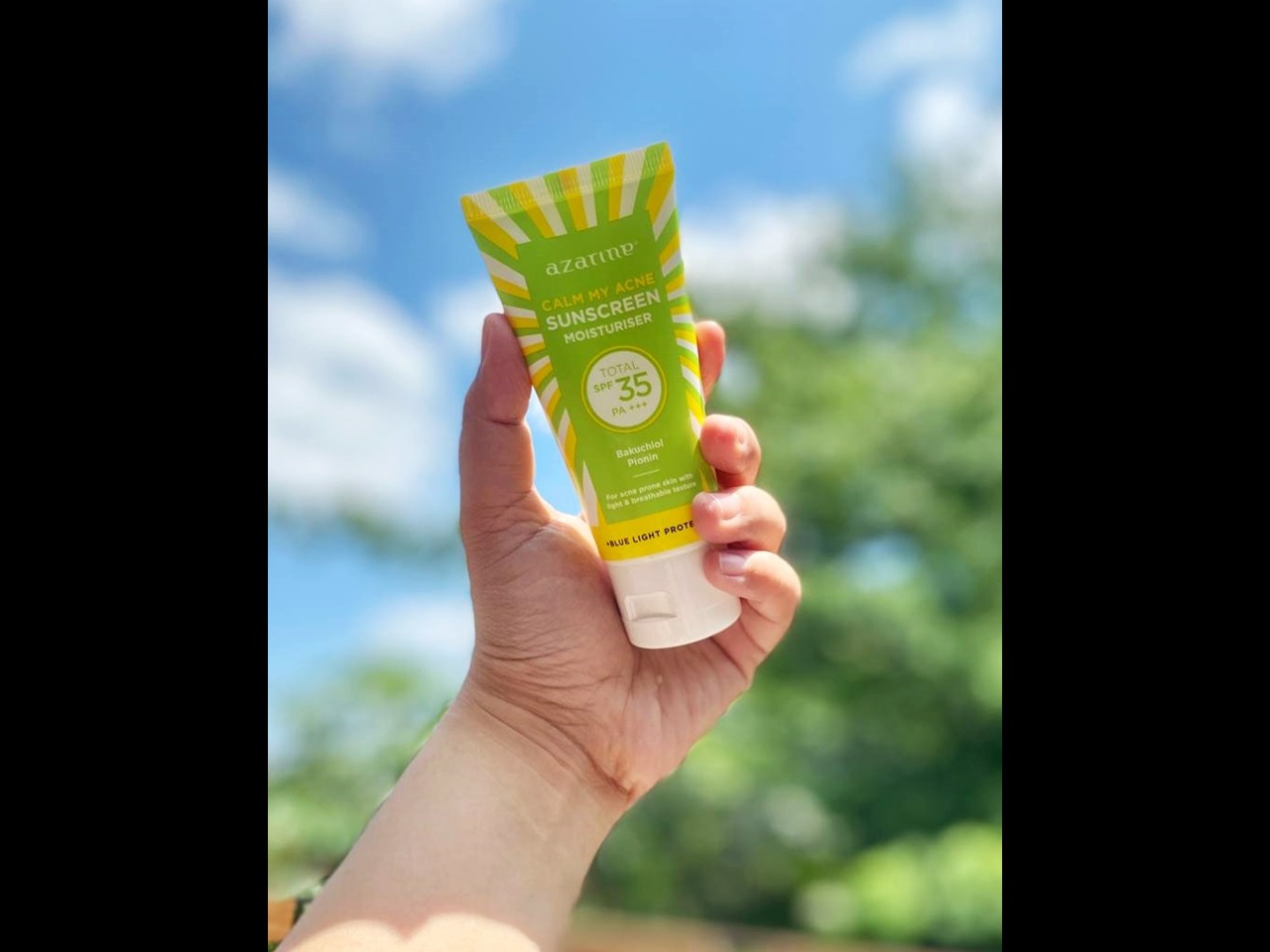 Review: Azarine Calm My Acne Sunscreen Moisturiser, Tabir Surya yang ...