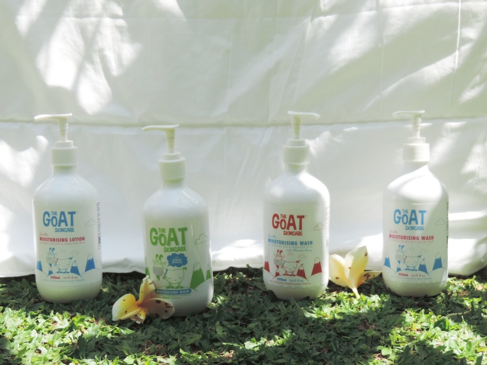 Review The Goat Skincare Moisturising Wash & Lotion, Body Care Gentle