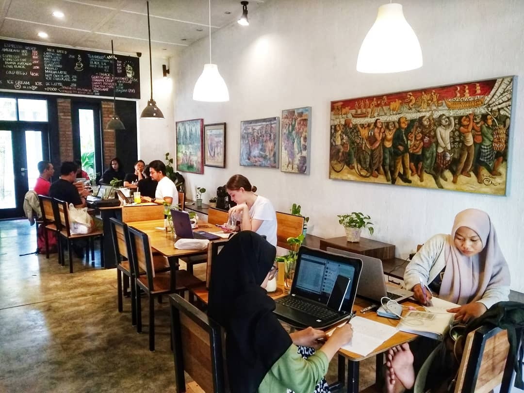 kafe di Jogja yang artsy