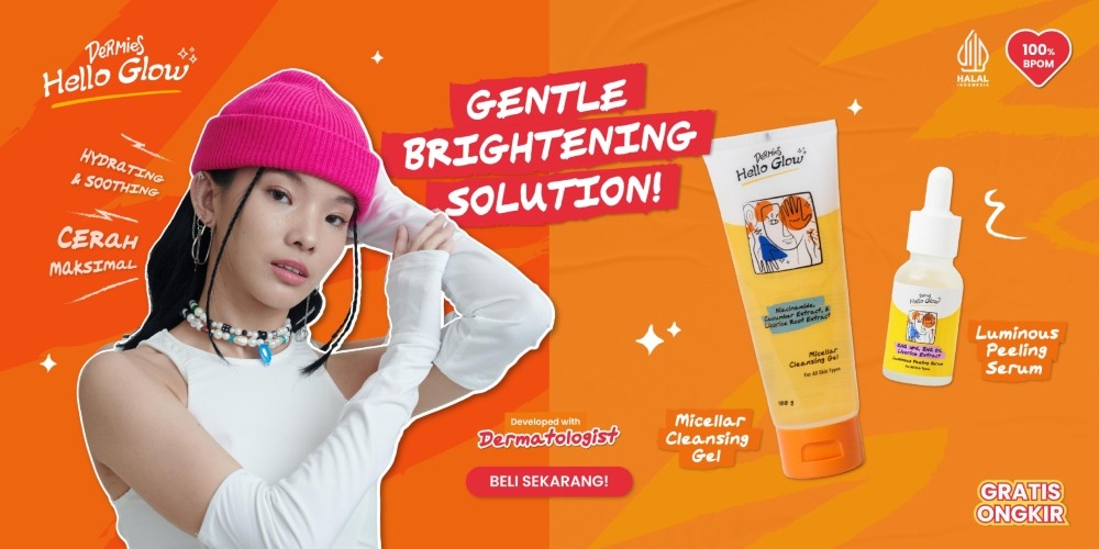 Rangkaian Produk Dermies Hello Glow by ERHA