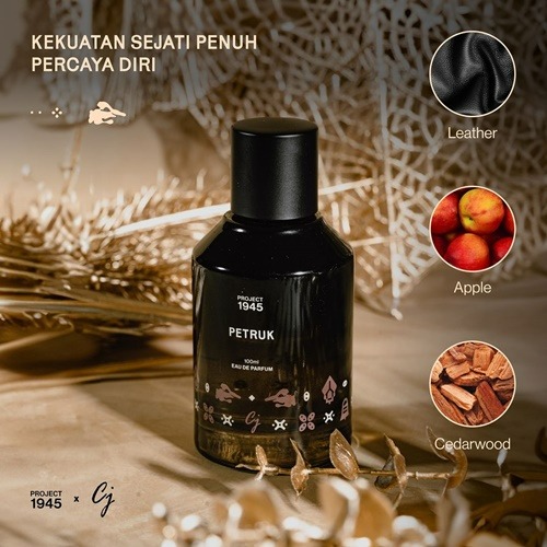Parfum Project 1945 Petruk dengan aroma leather dan cedarwood berkesan maskulin