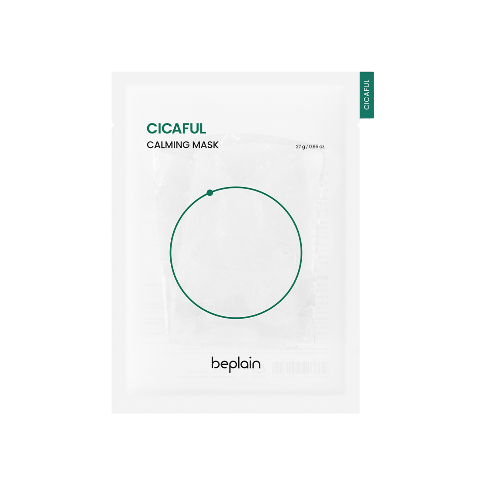 Mặt Nạ Dưỡng Da Beplain Cicaful Calming Mask 27gr | Sociolla